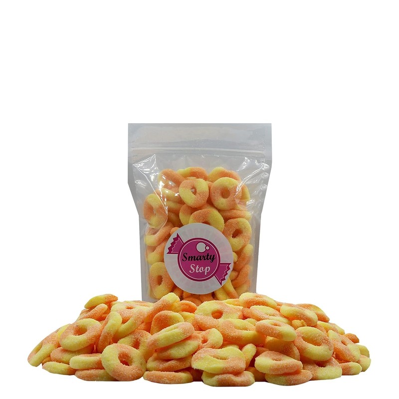 Smarty Stop Mini Sour Gummy Rings Candy GummiRoos (2 Pound