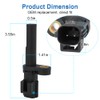 WMPHE 2 Pcs Rear ABS Wheel Speed Sensors Compatible with