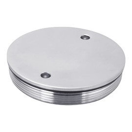 White Water 6362S 4" Deck Plate, Made from Heavy Duty 316 Marine Grade Stainless Steel