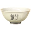 Matsumoto Pottery 11539 Nyanko Rice Bowl (Large)