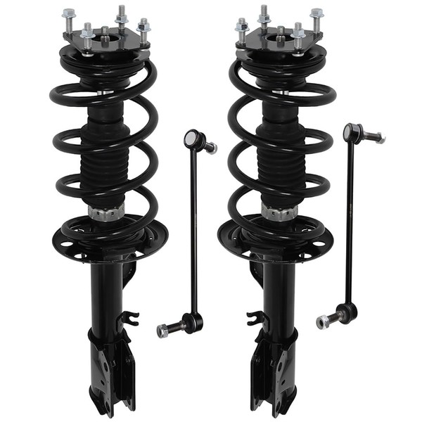 TFGCSG Struts Quick 4PCS Front Complete Strut Spring Assembly Stabilizer