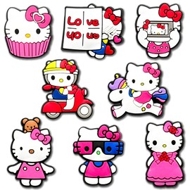 Cute Shoe Decoration Charms for Croc Clog, Cute Cartoon Charms Accessories for Shoes (Yellow)