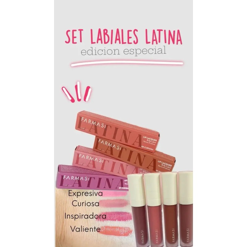 Lip Lacquer, Brillo Labial Tono 07 Expresiva /farmasi