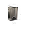 CRB-33S Stainless Steel Rice Dispenser 30 Pounds, rice dispenser By