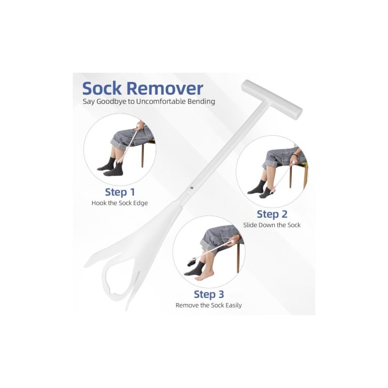 2 in 1 Sock Aid Kit for Putting Socks On