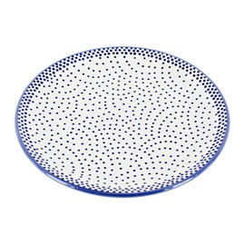 Blue Rose Polish Pottery Tulip Dessert Plate