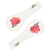 Lashuma Spoon rests, colourful poppy, set of 2 cutlery shelves,