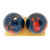 Top Chi Hummingbird Baoding Balls with Bamboo Stand (Large 2