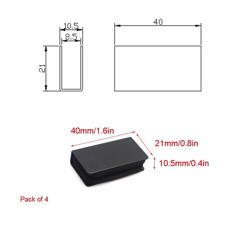 YXQ Glass Clip Strike Plate Magnetic Rectangular Glass Clamp for