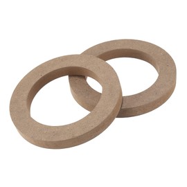 A ABSOPRO 2 x 4 inch universal wooden loudspeaker subwoofer spacer rings