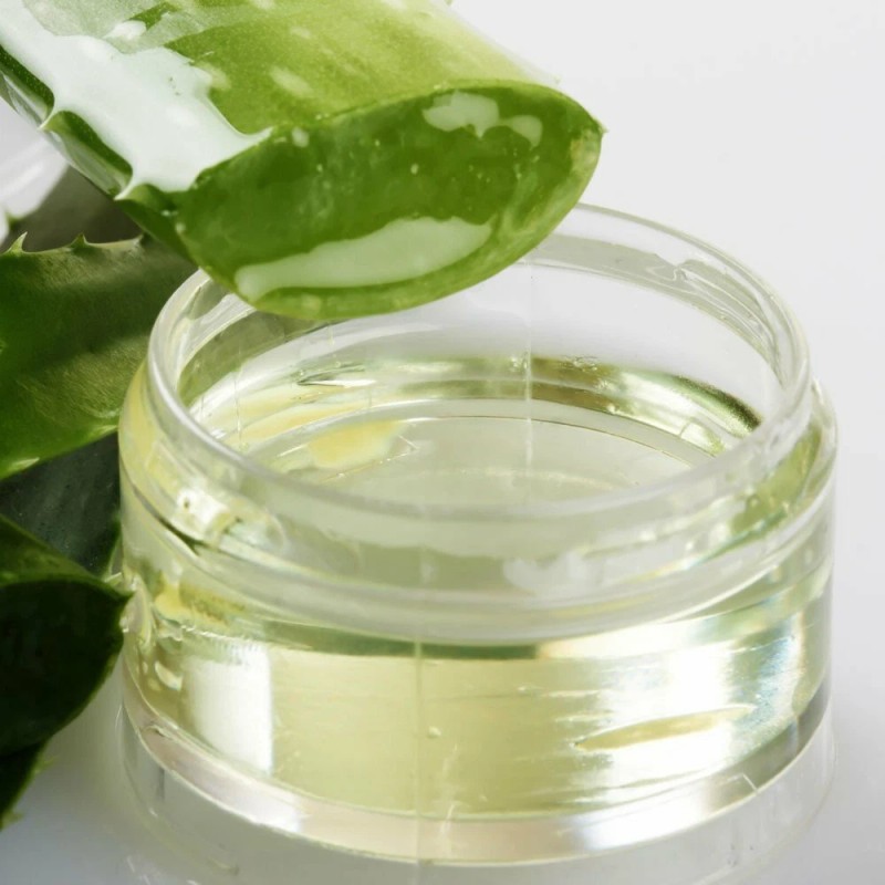 Crema hidratante de aloe vera orgánico puro cuidado de la