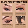 Eyebrow Pen for Women - Dual-Ended Microblading Pen with Multi-Prong