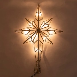 Kurt S. Adler 16.7-Inch UL 10-Light Bethlehem Star Treetop