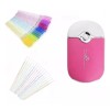 noved Ventilador+50 Cepillos+100 Microbrush Extensiones Pestañas