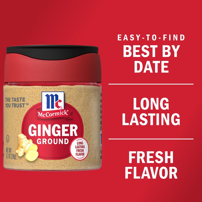 McCormick Ground Ginger, 0.7 oz (Pack of 6)