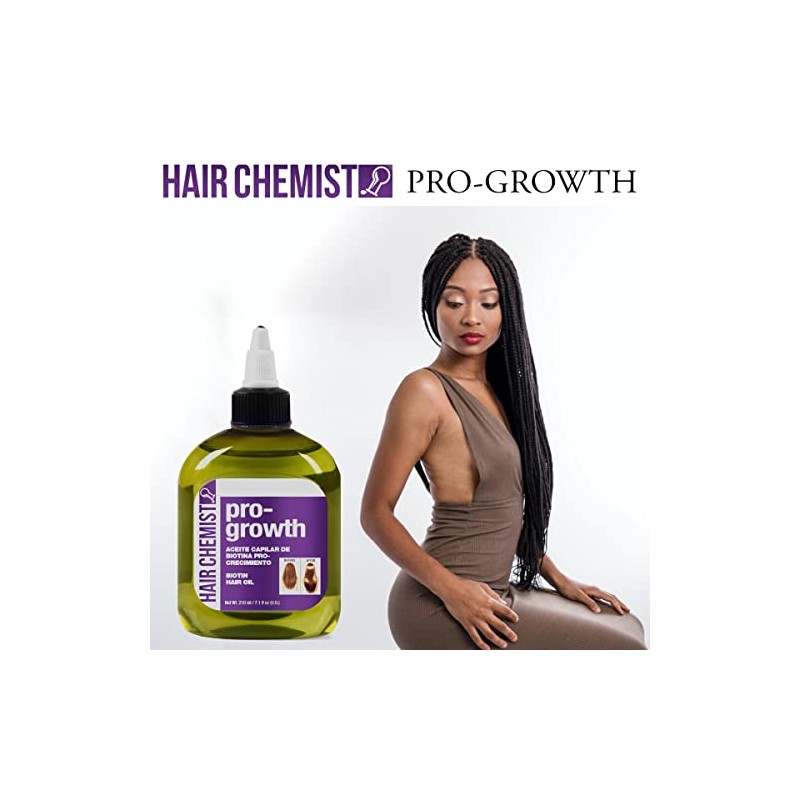 Hair Chemist Aceite Para El Cabello Pro-Growth Biotina 7.1 Oz.