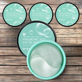 Mizon Eye Area Intensive Care Eye Patch Hyaluronic Acid Eye Gel Patches, 4 Pieces, 60 Pieces / 미즈온 눈가 집중 관리 아이 패치 히아루론산 아이 겔 패치 4개 60개입