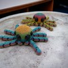 Articulated 3d printed Rainbow Crochet Spider