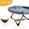 KITTY KINGDOM Elevated Cat Hammock Bed, Foldable No-Assembly Cat Bed