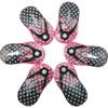 Spove Shoe Polka Dot Flip Flop Design Manicure Kit Shape