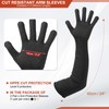 MECCANIXITY Cut Resistant Sleeves with Gloves, 60cm Arm Protection Sleeve