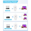 WiFi Extender Signal Booster with 4 Rotatable Antennas, Dual Band