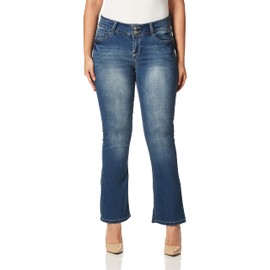 WallFlower Luscious - Jeans elásticos para Mujer, Corte de Bota Curvado, Talle Medio (estándar y Plus), Chrystie Pure, 29 Largo