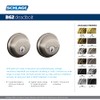 SCHLAGE B62N622 Deadbolt, Keyed 2 Sides, Matte Black