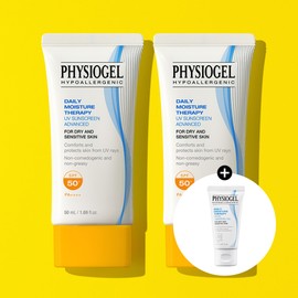Physiogel [Mixed Tea] Physiogel DMT Sunscreen Advanced Sunscreen 50ml x 2 SPF50+ PA++++ + DMT Cleansing Gel 30ml / [혼합자차]피지오겔 DMT 썬스크린 어드밴스드 선크림 50ml x2개 SPF50+ PA++++ + DMT 클렌징젤 30ml
