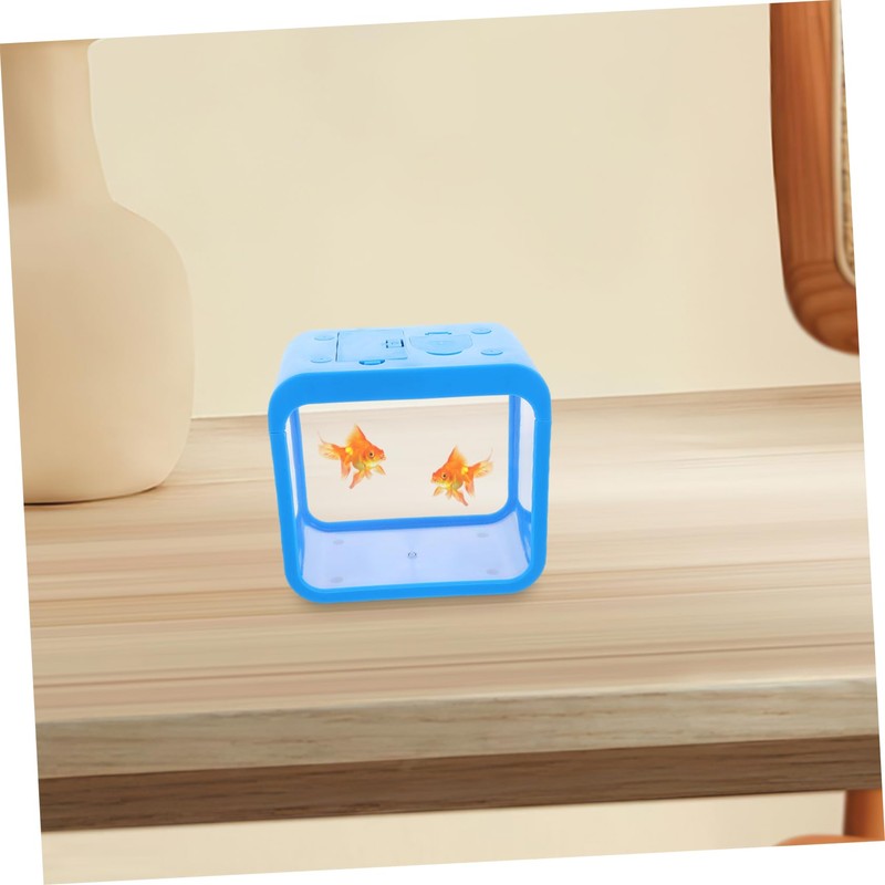 iplusmile Mini Fish Tank Light for Betta Fish Decorative Jellyfish