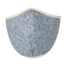 WITHMOONS Face Mouth Bandana Summer Thin Double Layers Washable Reusable DN1018, Blue, Large