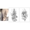 2 Sheets Temporary Dragon Tattoo Arm Tattoos T125 126