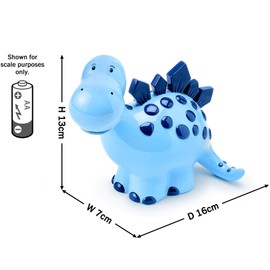 Mousehouse Gifts Adorable Dinosaur Money Box/Piggy Bank for Girl/Boy/Children (Blue Stegosaurus)