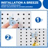Tandefio Pegboard Hooks Metal Prong Hook Peg Board for Hanging