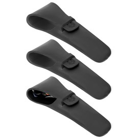 Linkidea 3 Pcs Razor Case for Travel, Shaver Storage Case Carrying Cover Bag, Travel Razor Men Compatible with Fusion 5 Power, Proglide Power, Sensor 3 (Black)