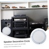 KONTONTY 2pcs Mesh Speaker Cover Audio Speaker Covers Protective Decorative