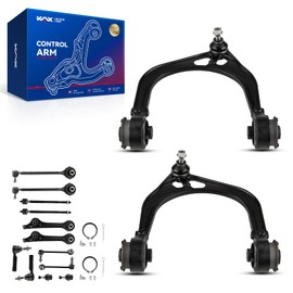 KAX Front Lower Control Arm w/Ball Joint & Sway Bar Links & Outer Tie Rods for 300 2011-2014, Challenger RWD 2011-2014, Charger RWD 2011-2019 Suspension Kit K620177 K620178 14pcs