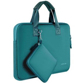 Hseok Elastic Laptop Sleeve 13 inch Briefcase with Small Case for MacBook Air 13 inch M2 A2681 M1 A2337 A2179 A1932 2023-2018/Pro 13 M2 M1 A2338 A2251 A2289 A2159 A1989 A1706 A1708,XPS 13,D02E01