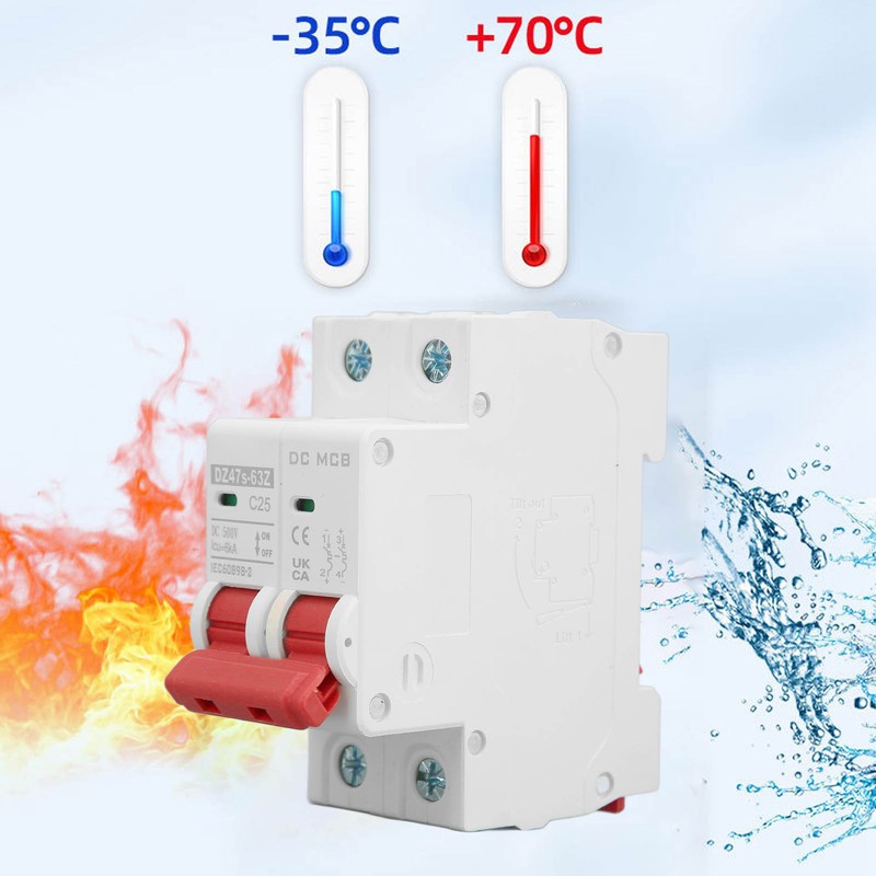 DC Circuit Breaker Overload Protection Magnetic System PV Circuit Breaker