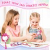 Juexica 8 Sets Wooden Mirror Craft Kit, Girls DIY Princess