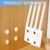 Nazaz Set of 7 Magnetic Remote Control Holders, No Drilling