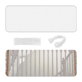 Child Safety Net,Balcony Netting Stairs Protective,Railing Gate Stairway Fence Mesh Protection,Stair for Kids Baby,Thicken Durable Outdoor Banister Guard,Install and use with More Ropes Ties,200×79cm