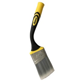 Richard 80833 Goose Neck Angular Paint Brush with Flexible Soft Grip Handle, 2-1/2"