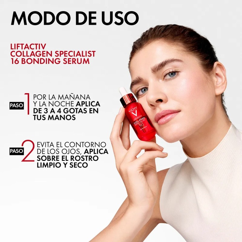 Vichy Liftactiv Collagen 16, Sérum Facial Anti-edad 30ml