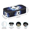 SNAPMADE Soccer Ball Pencil Box Sports Pencil Case for Boys