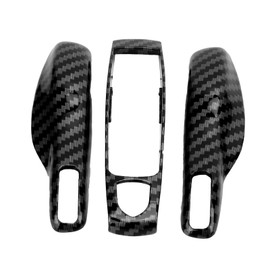 Keyfob Housing Cover Carbon Fiber Color Shell Fit for Cayenne 2011‑2015 (92A)/Panamera 2011‑2015 (970)