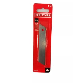 Craftsman 18 MM 3 Snap Off Blades Utility Knife Box Cutter CMHT11301        HG35