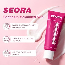 Seora Crema iluminadora coreana para rostro y cuerpo, crema facial de arbutina y niacinamida, crema de arbutina Seora para apariencia de manchas oscur