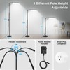 LED Floor Lamp with Remote Control, Bright 18W Floor Lamps