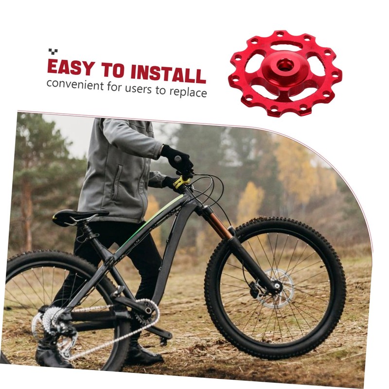 OHPHCALL Enhanced Durability Aluminum Sprocket for 11t Rear Derailleur Pulley
